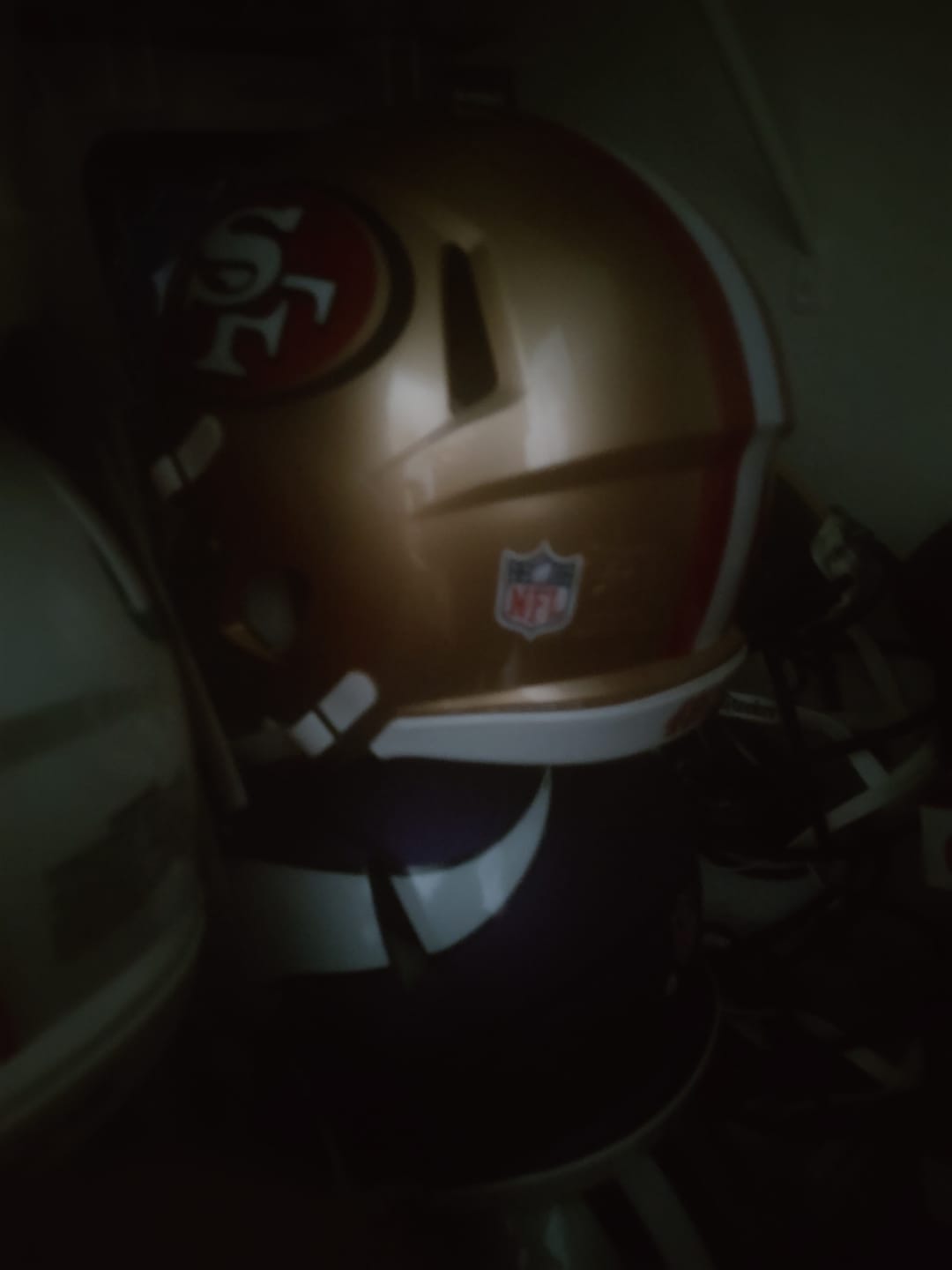 Customer photo review of San Francisco 49ers Riddell Speed Authentic Helmet