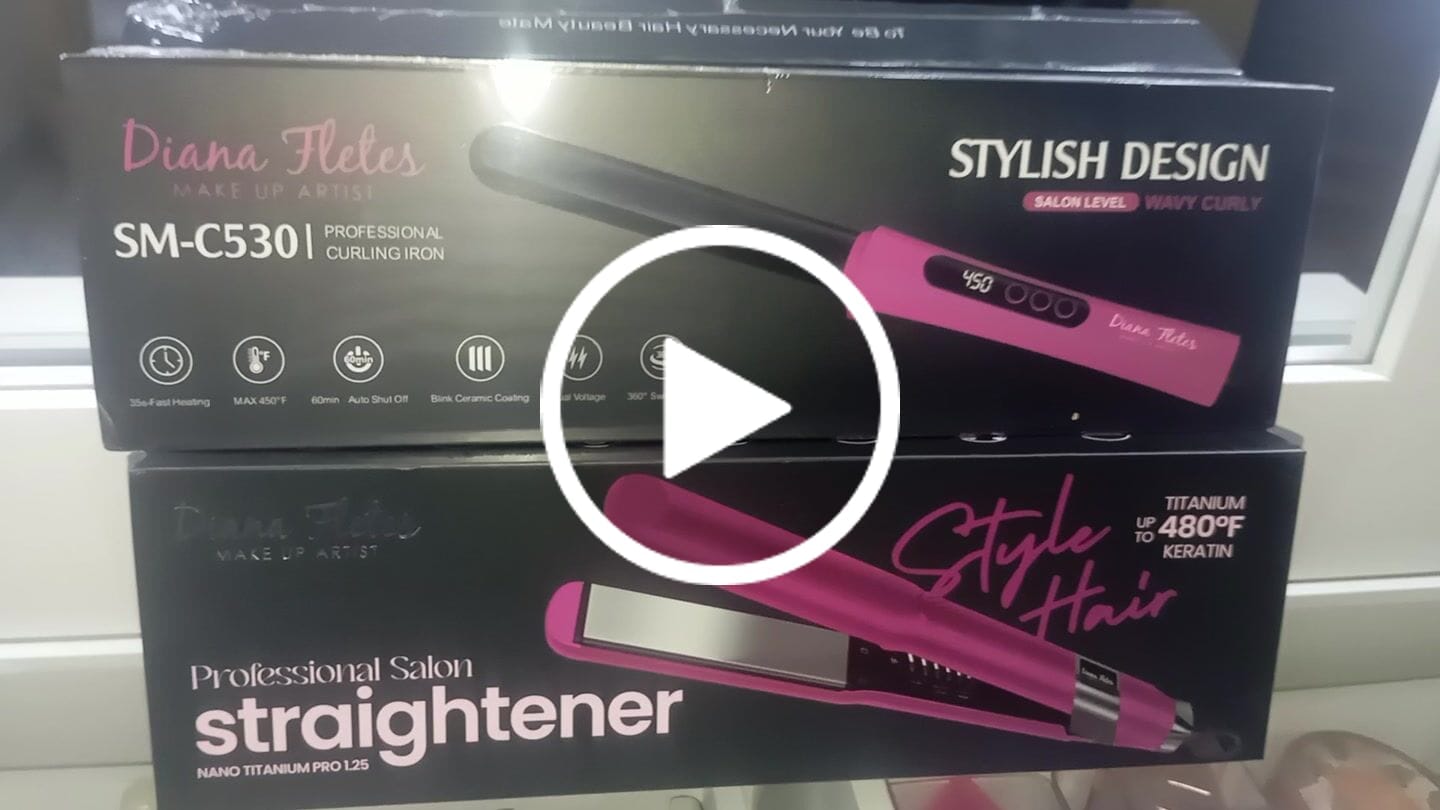 Customer video review of Plancha Profesional Titanium con Tecnología Italiana Diana Fletes