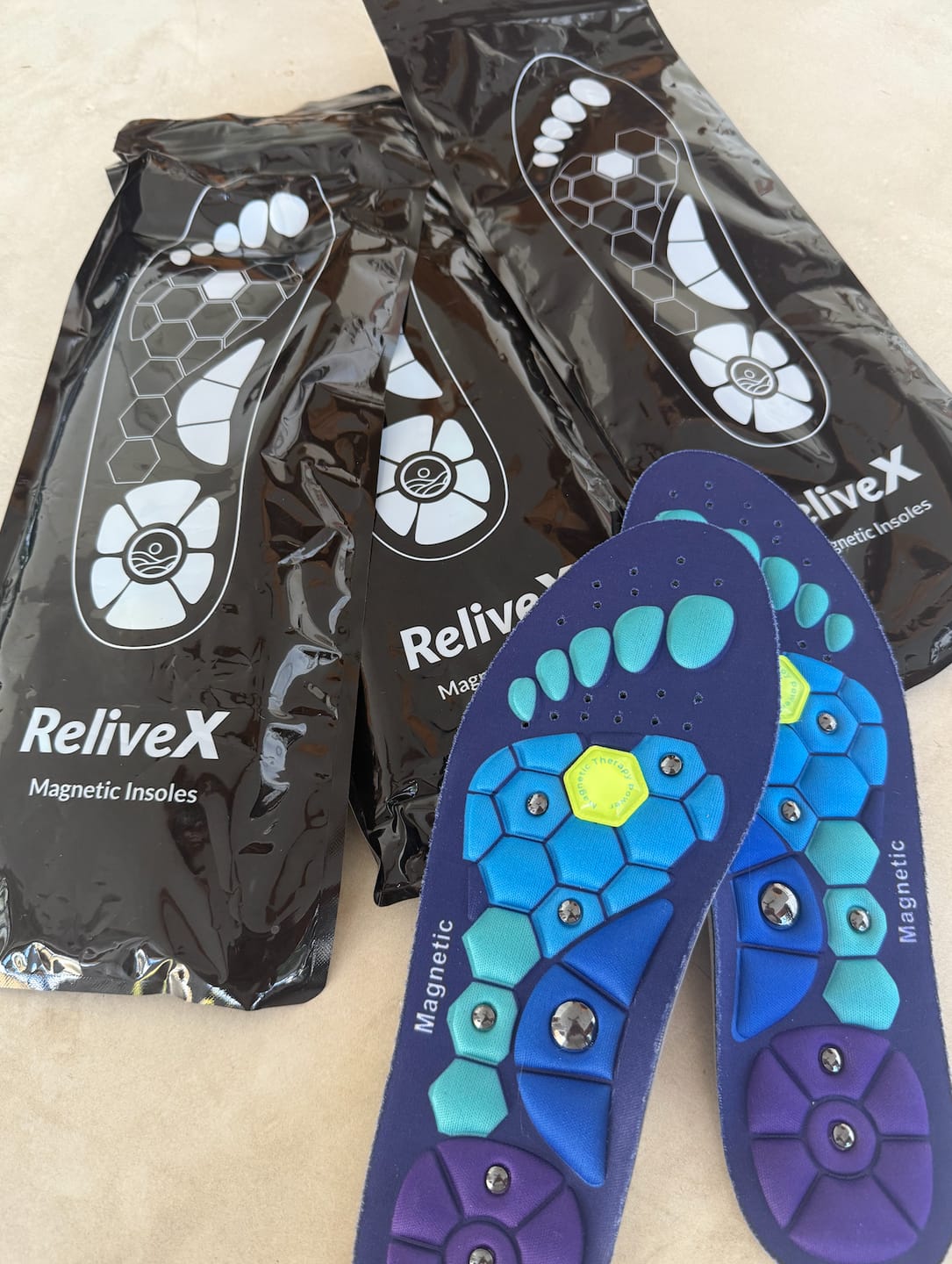 Customer photo review of ReliveX™ Magnetische Inlegzolen