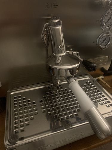 Customer photo review of Bottomless Portafilter (Hybrid)