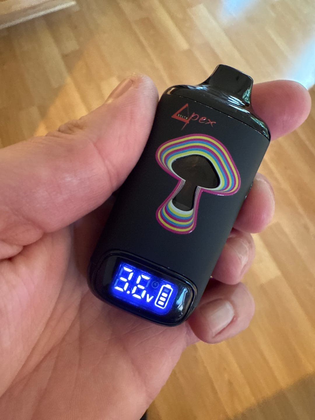 Customer photo review of Sour Diesel Disposable Premium Vape Pen Mushroom Blend 6000mg - Sativa