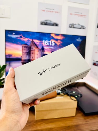 Customer photo review of RW4006 META WAYFARER  MATTE BLACK 601/S1M 50