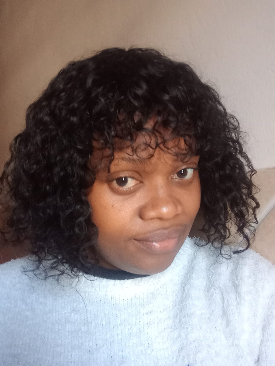 Customer photo review of Brazilian Water Wave Fringe - Zoe