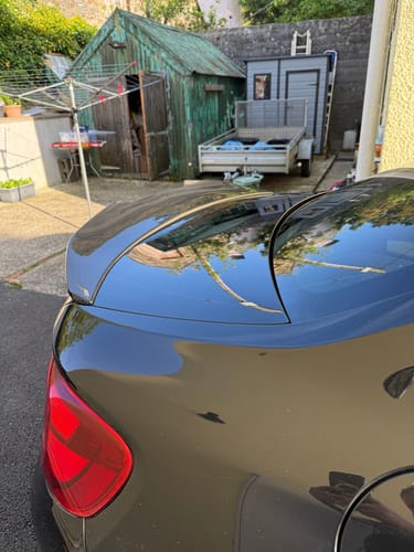 Customer photo review of MHC+ BMW M2/2 Series Ducktail Rear Spoiler In Pre Preg Carbon Fibre (F22/F87)