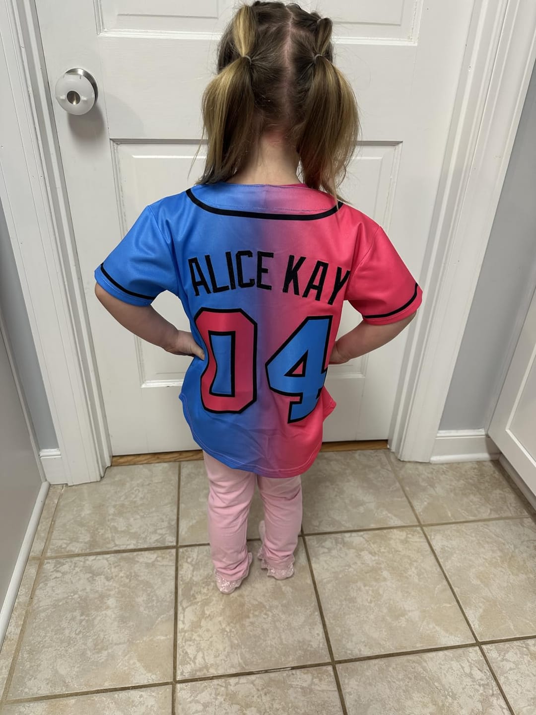 Customer photo review of Custom Baseball Jersey Stitched Personalized Baseball Sports Uniform For Men Women Boy
