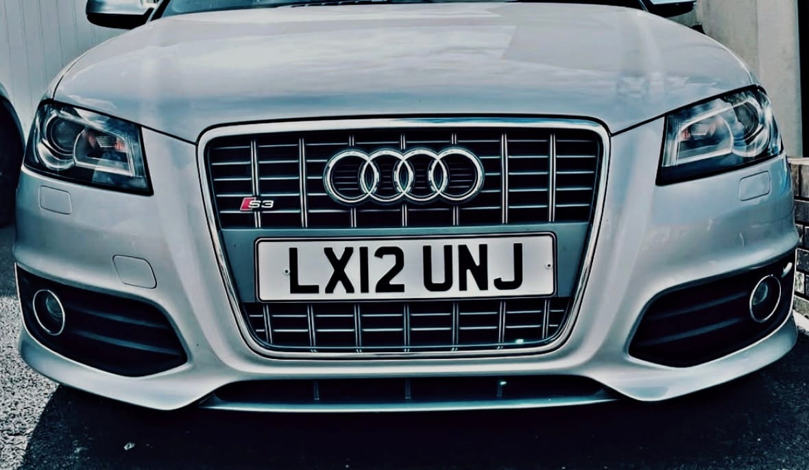 Customer photo review of Metal Pressed Number Plate (standard)- 520mm x 111mm