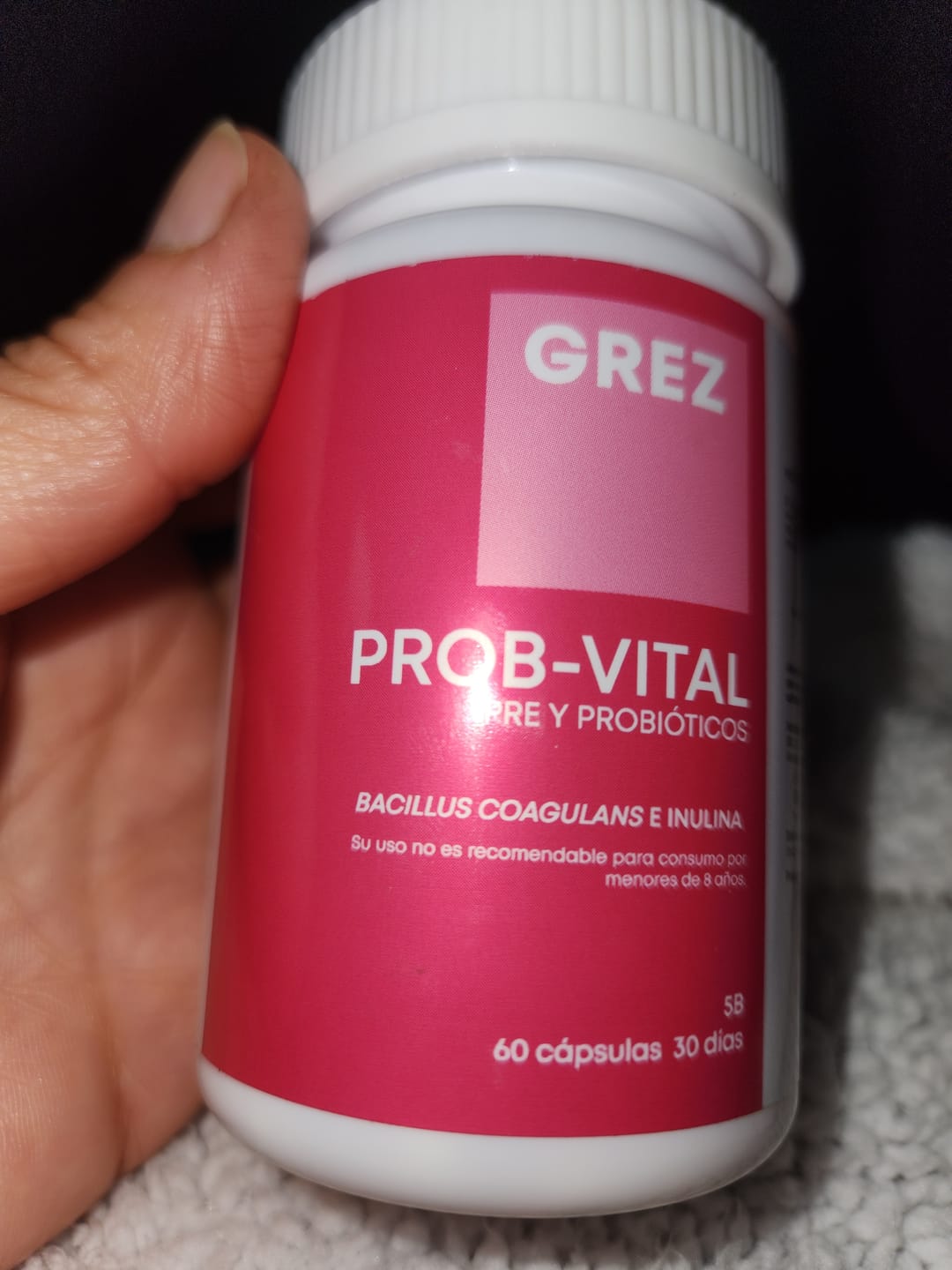Customer photo review of PROB-VITAL - Simbiótico (Probióticos & prebióticos)