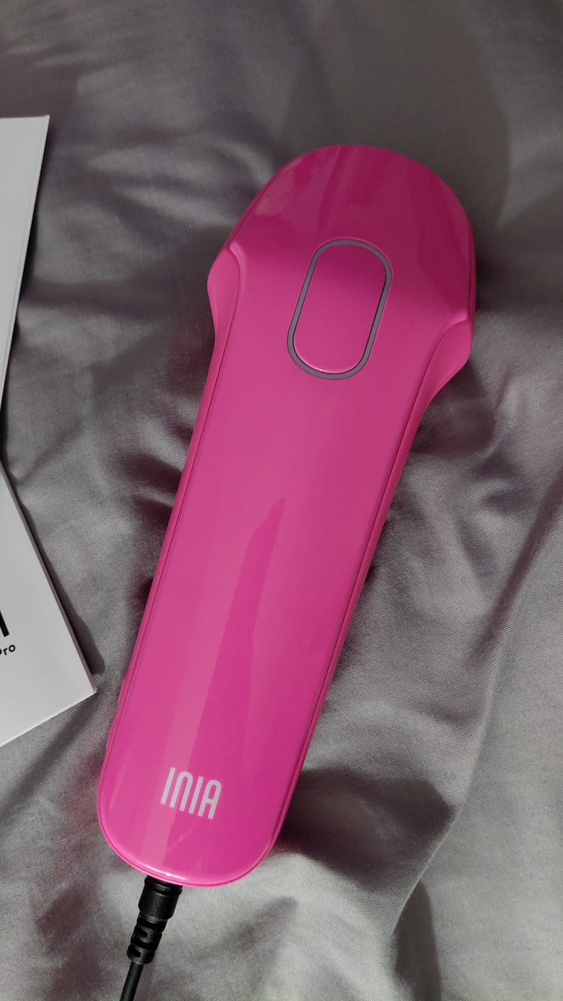 Customer photo review of INIA HAUTE Pro IPL Hair Removal Device