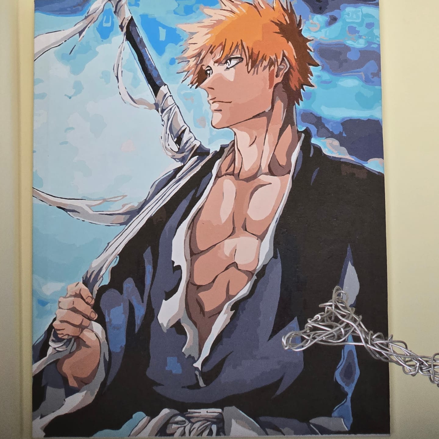 Customer photo review of Custom Paint by Numbers Kit