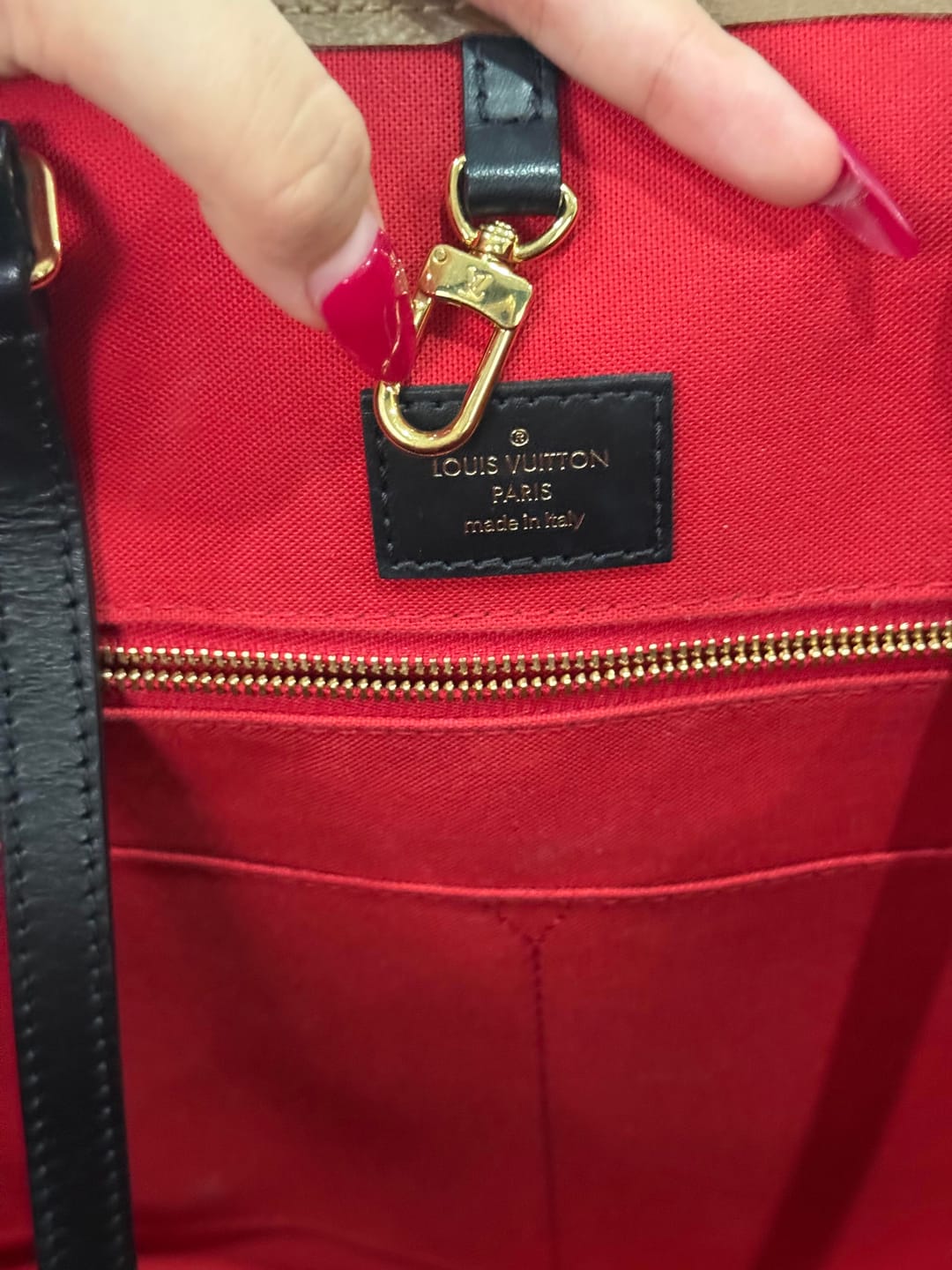 Customer photo review of 【ルイヴィトン】★お洒落メンズへ★レディース♪オンザゴー MM トートバッグM45321