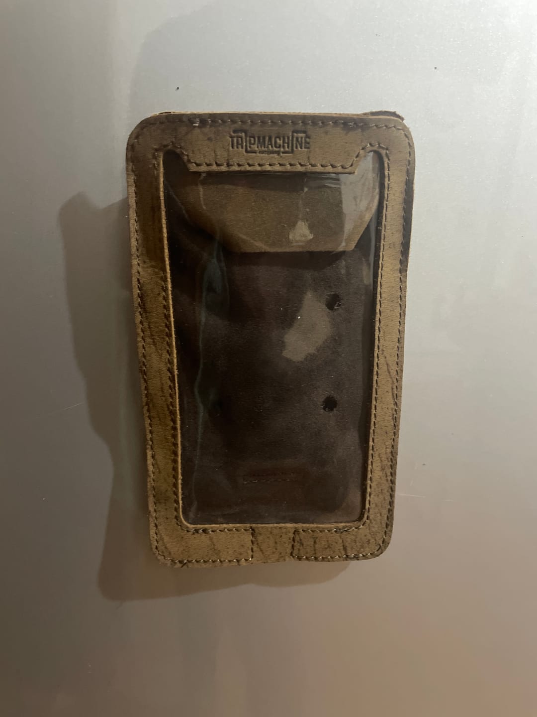 Customer photo review of phone pouch