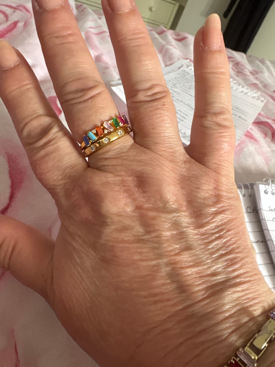 Customer photo review of Versa Lab Grown Diamond Band Ring