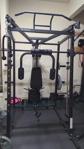 Customer photo review of Hippo-Pro Smith Machine With Pec Deck Combo & Weight Stack System