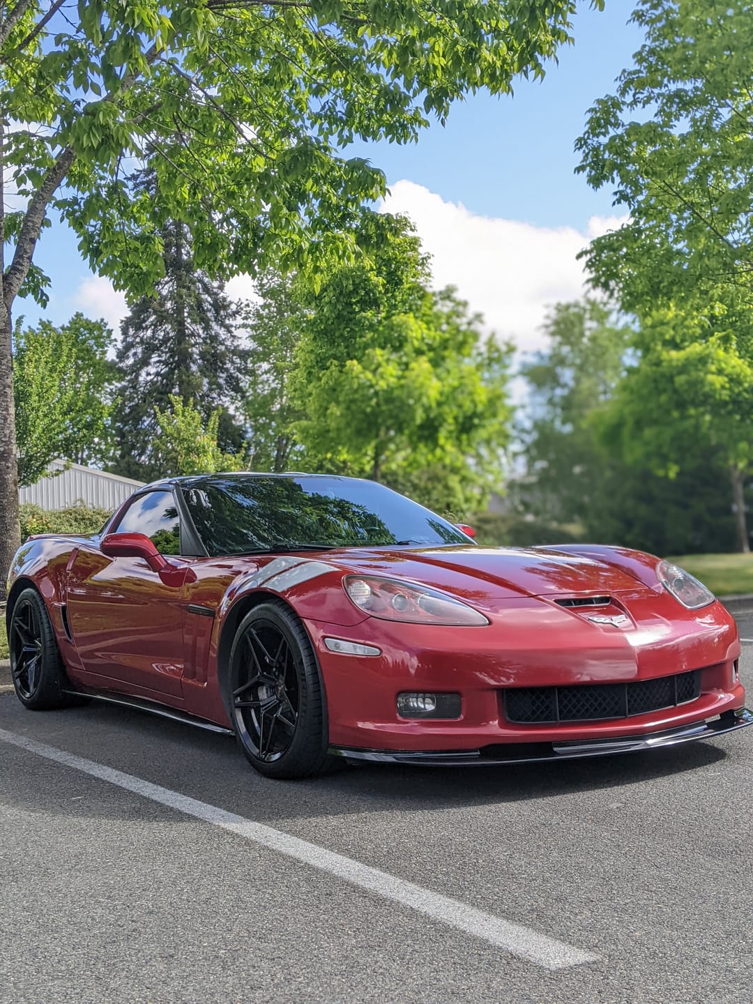 Customer photo review of Corvette C6 Grand Sport / Z06 Front Splitter Lip & Side Skirts Rocker Panels