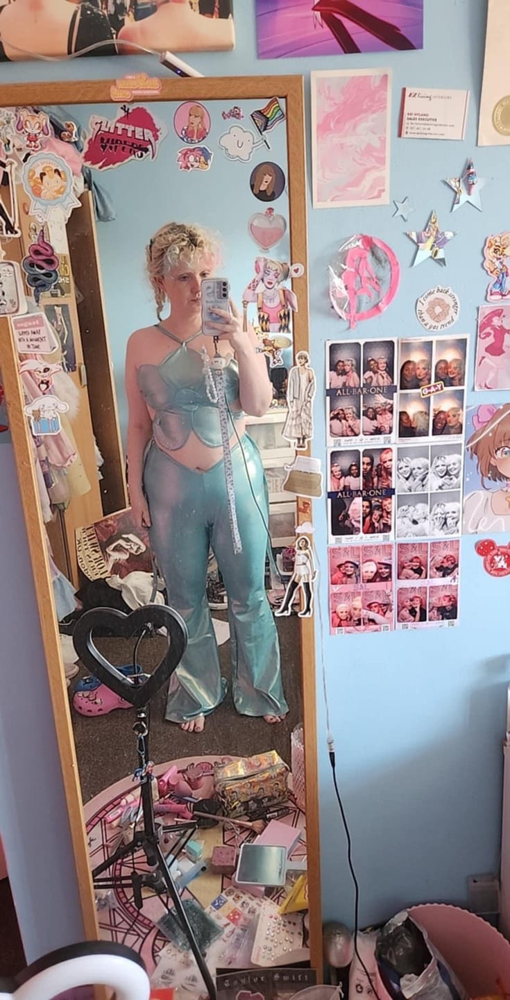 Customer photo review of The Wonderland Jumpsuit