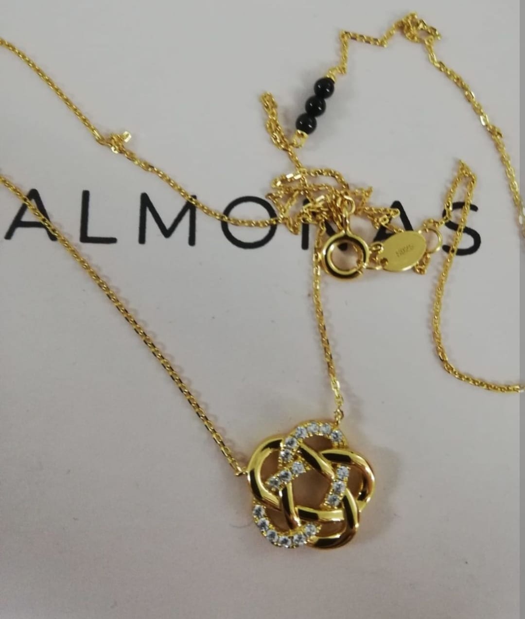 Customer photo review of Iravati Diamond Mangalsutra | BIS Hallmarked | 18k Gold Vermeil