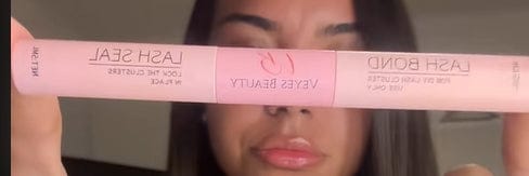 Customer photo review of Lash Bond & Seal - Black 10ml