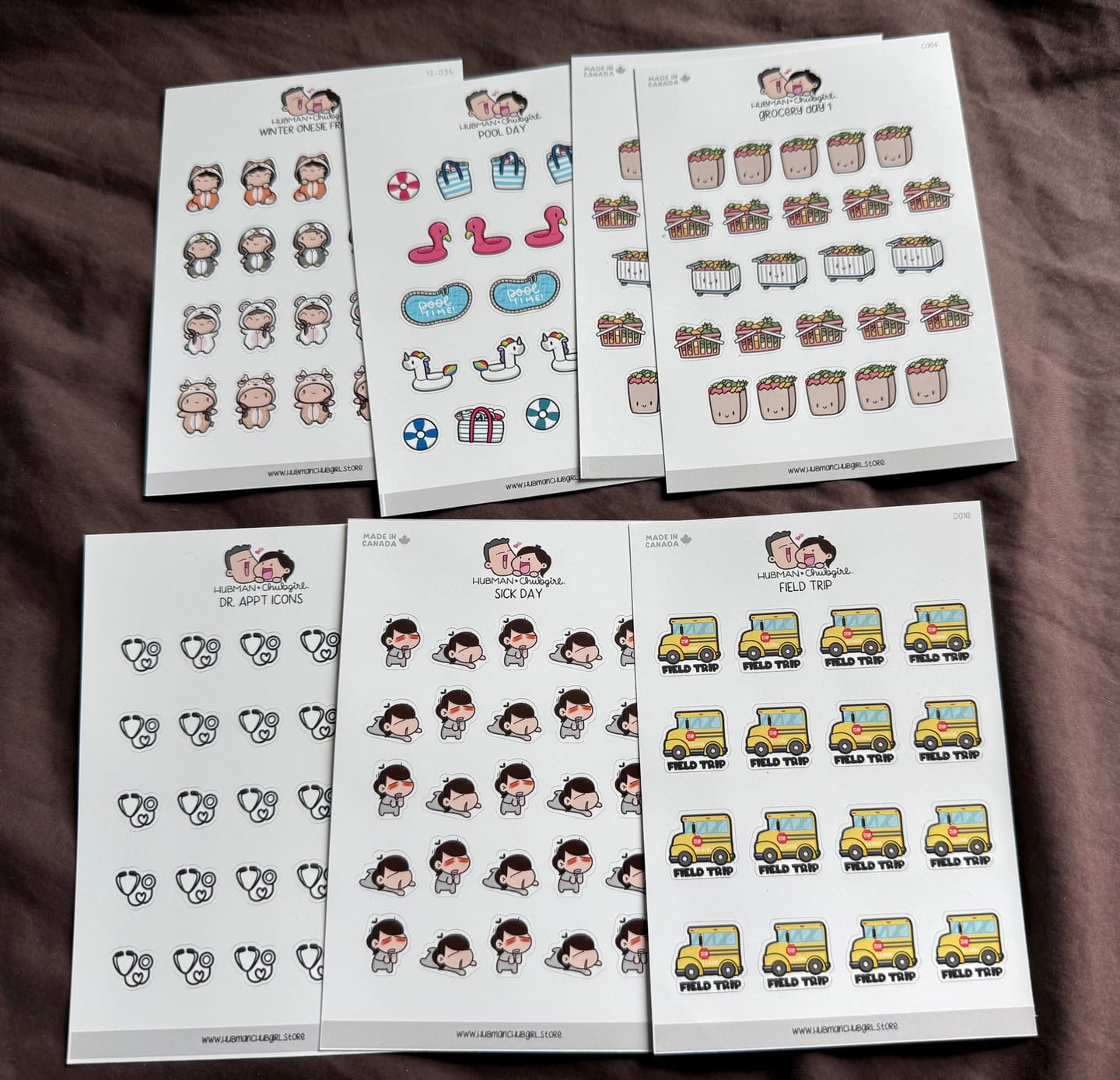 Customer photo review of Dr. Appointment Icons Planner Stickers