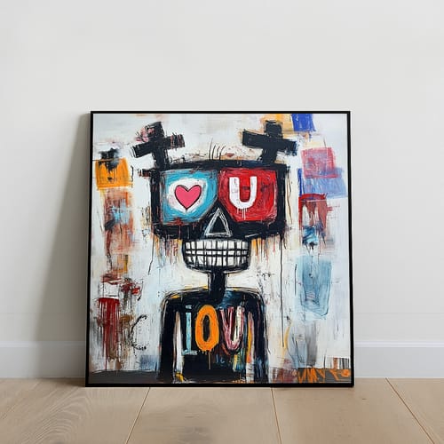 Customer review photo for Abstract Graffiti Art #GA114