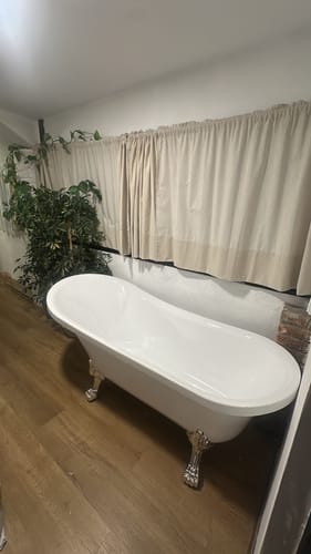 Customer photo review of Tina Baño Premium Vintage 179l Fibra Vidrio 169x73x73 Cm
