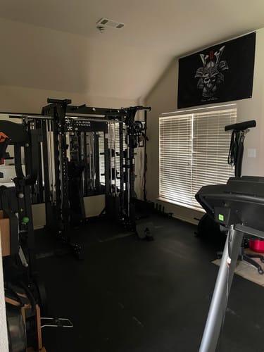 Customer photo review of Major Fitness B52 All-In-One Home Gym Smith Machine