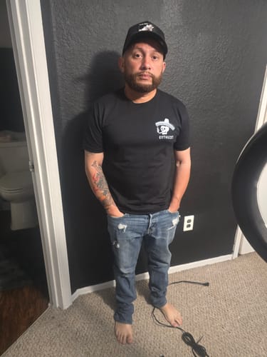 Customer photo review of TACOS TEE