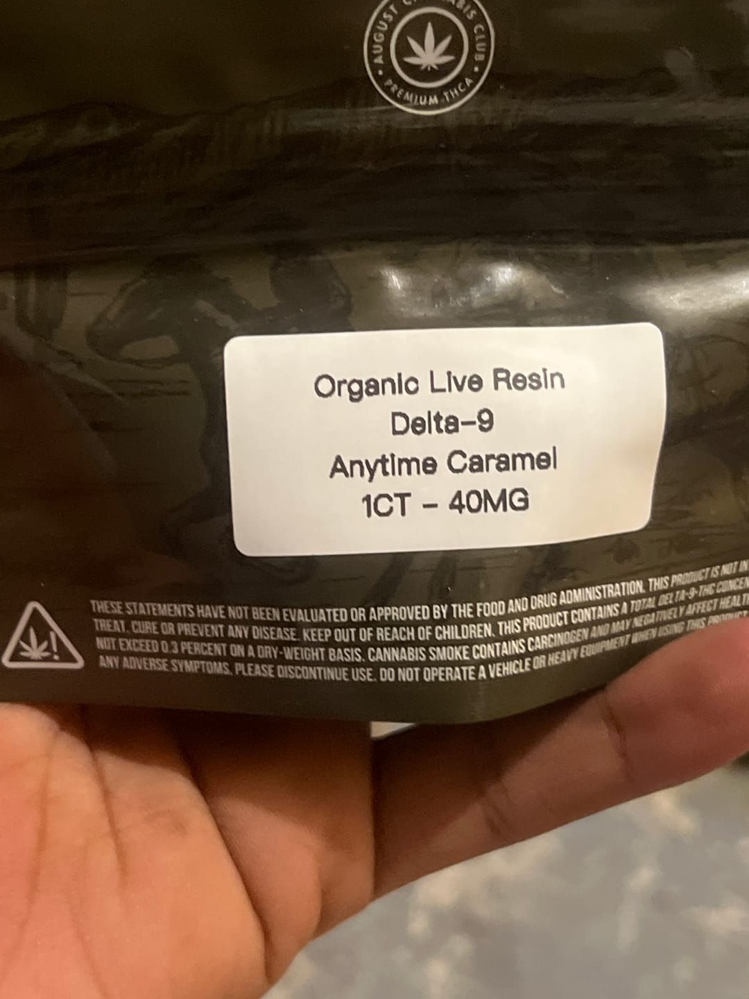 Customer photo review of Craft Organic Live Resin Caramels