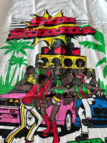 Customer photo review of Sim Simma Vintage Tee