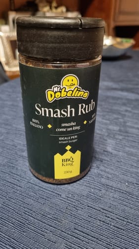 Customer photo review of Smash Rub per hamburger con BBQ King 230 gr
