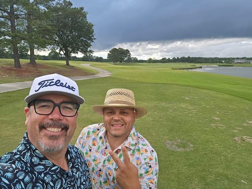 Customer photo review of Pineapple Jammin Everyday Polo