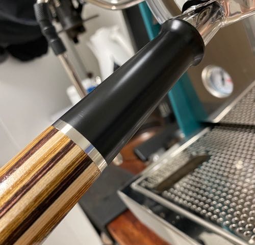 Customer photo review of Bottomless Portafilter (Hybrid)