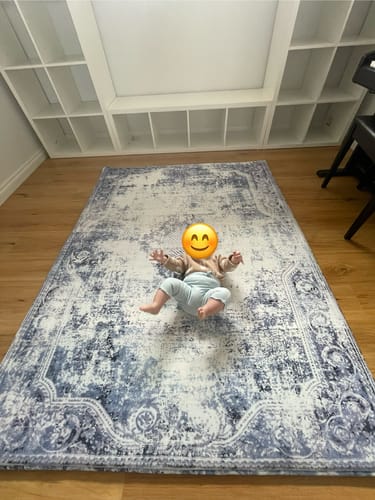 Customer photo review of The Mellow Mat v2® Designer Print | Frosthaven (Soft Touch Sensory Tatami Rug) PR11