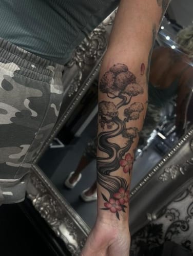 Customer photo review of TattooNumbx Numbing Cream