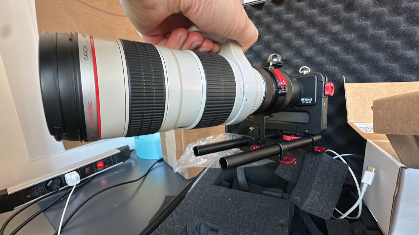 Customer photo review of BeastRail Support System for DOF Adapter