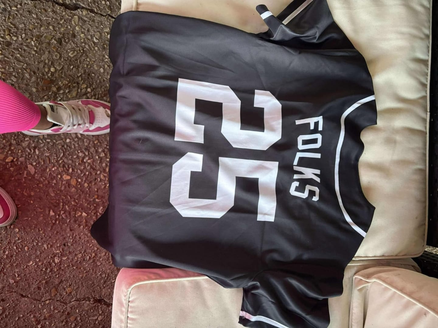 Customer photo review of Custom Baseball Jersey Stitched Personalized Baseball Sports Uniform For Men Women Boy