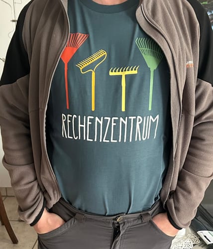 Customer photo review of Rechenzentrum - Herren Premium Organic Shirt
