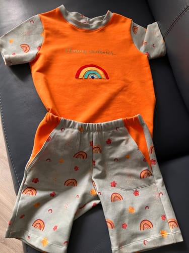 Customer photo review of Plain French Terry Fabric