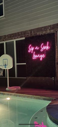 Customer photo review of Brite Lite New Neon Sign: Sip n Soak
L...