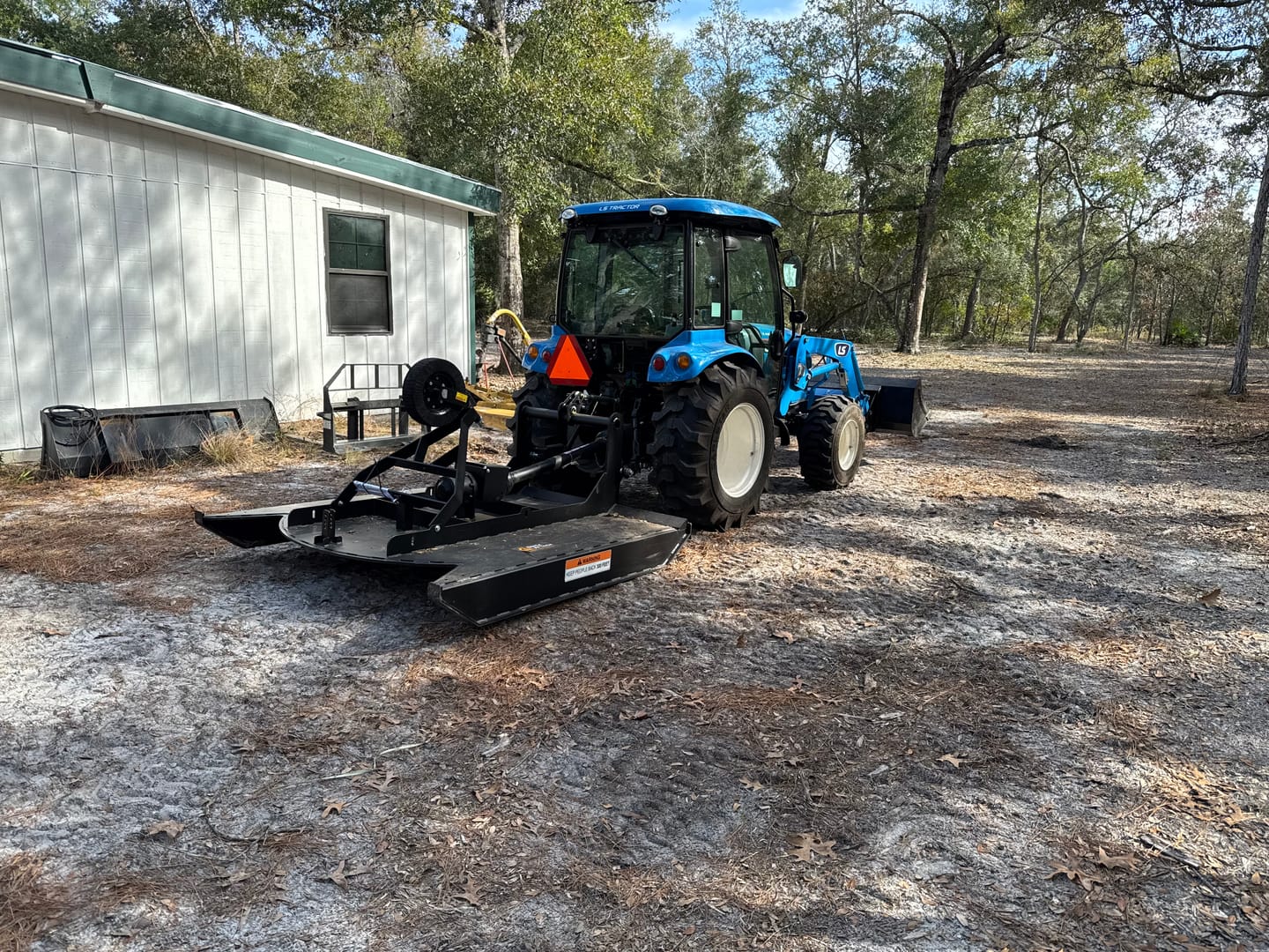 Customer photo review of The Brush Thrasher - 3-Point Brush Cutter/Mower