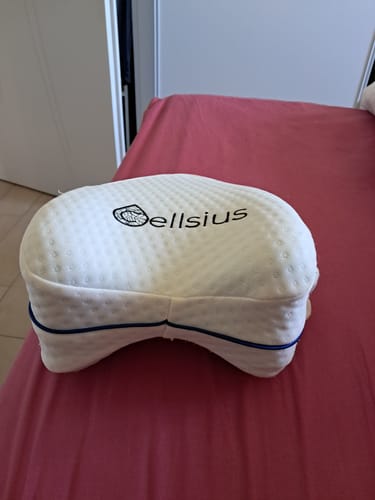 Avis photo d'un client sur Housse de rechange lavable - Coussin genoux Cellsius