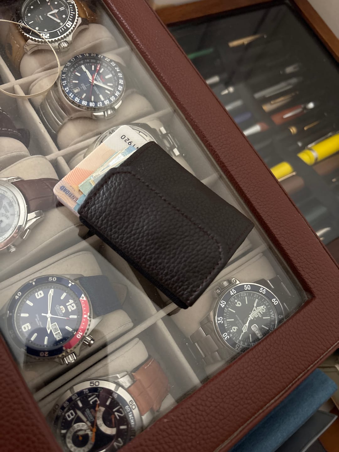 Customer photo review of Nano Boy Pocket card holder wallet with leather coin pocket - Limited Edition