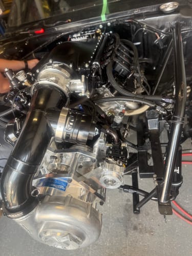 Customer photo review of Motion Raceworks 48" LS Throttle Cable w/ Pedal Clevis Attachment 18-151
