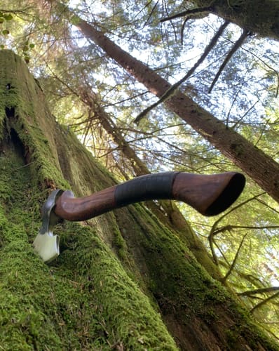 Customer photo review of Functional axe "Idun" with leather sheath