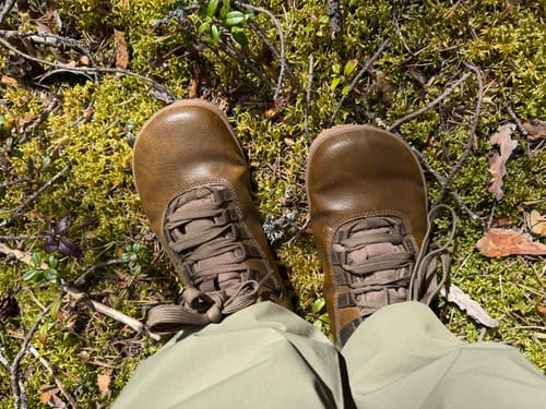 Customer photo review of Vaistoa Uoma 2 -paljasjalkavaelluskengät