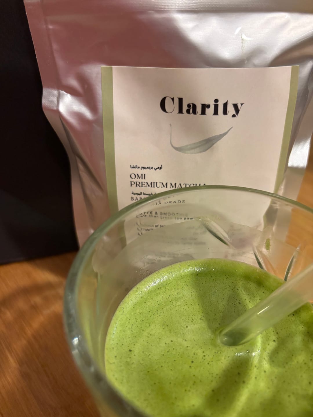 Customer photo review of Barista Premium Matcha - Omi