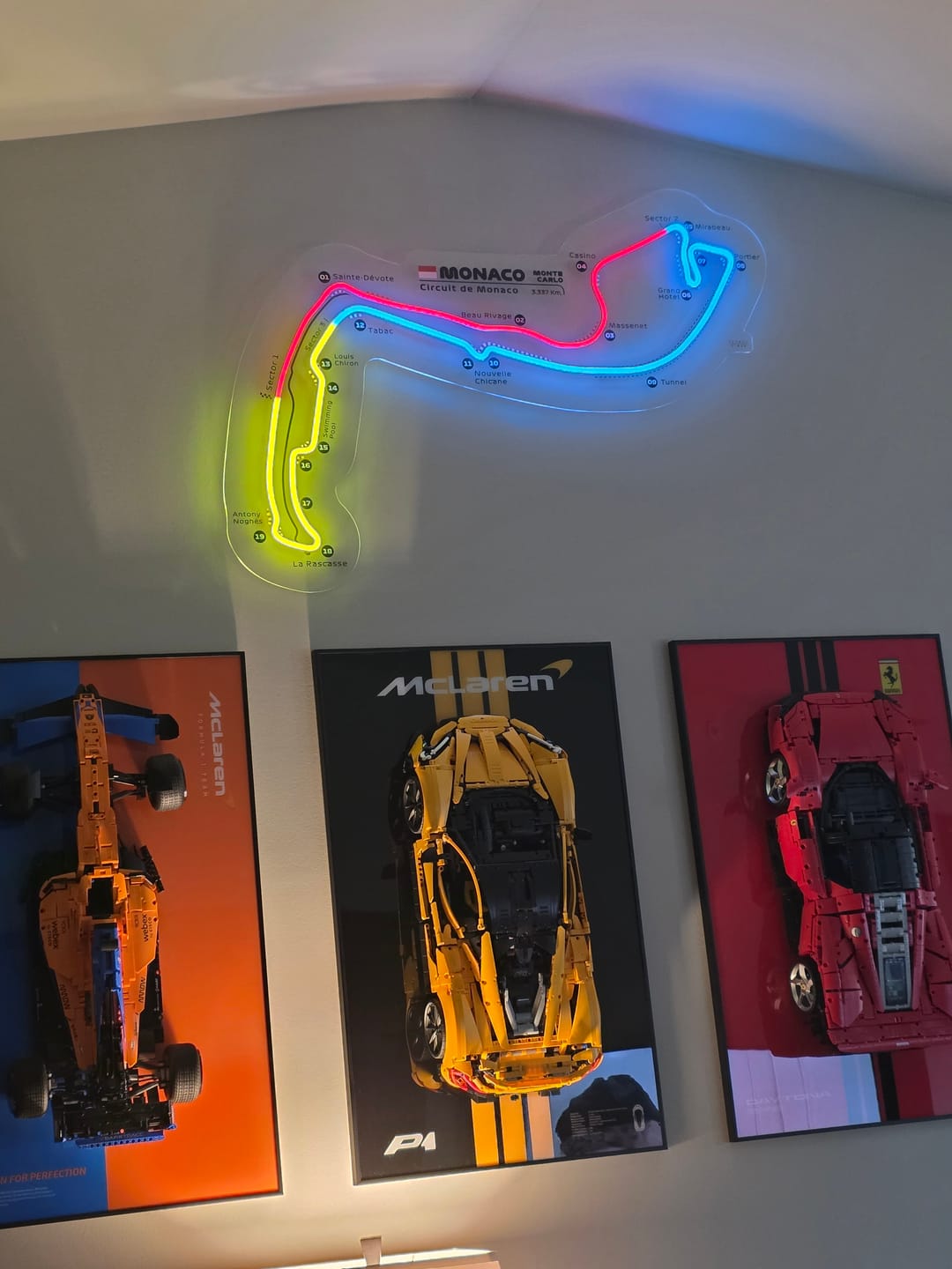 Customer photo review of Circuit De Monaco Neon Race Track
