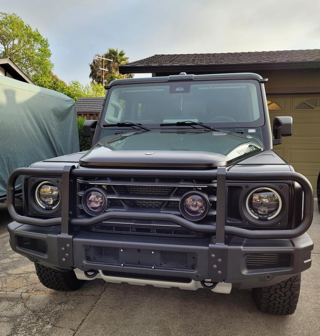 Customer photo review of Ineos Grenadier Bull Bar