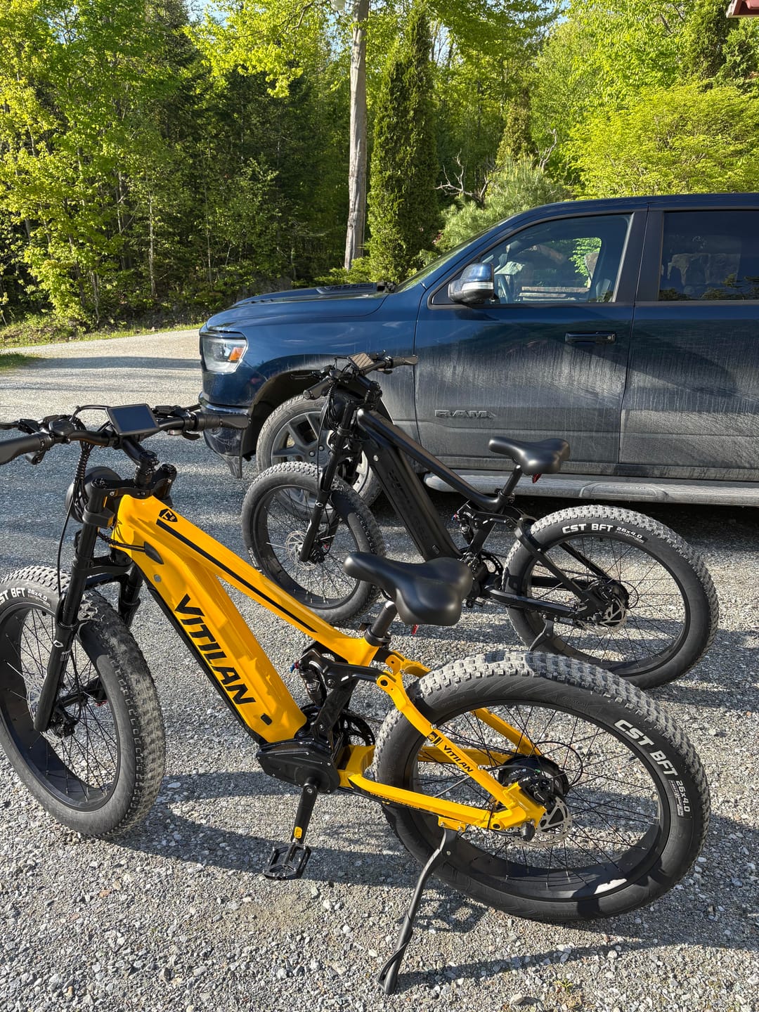 Customer photo review of T7 Full Suspension Mountain E-bike