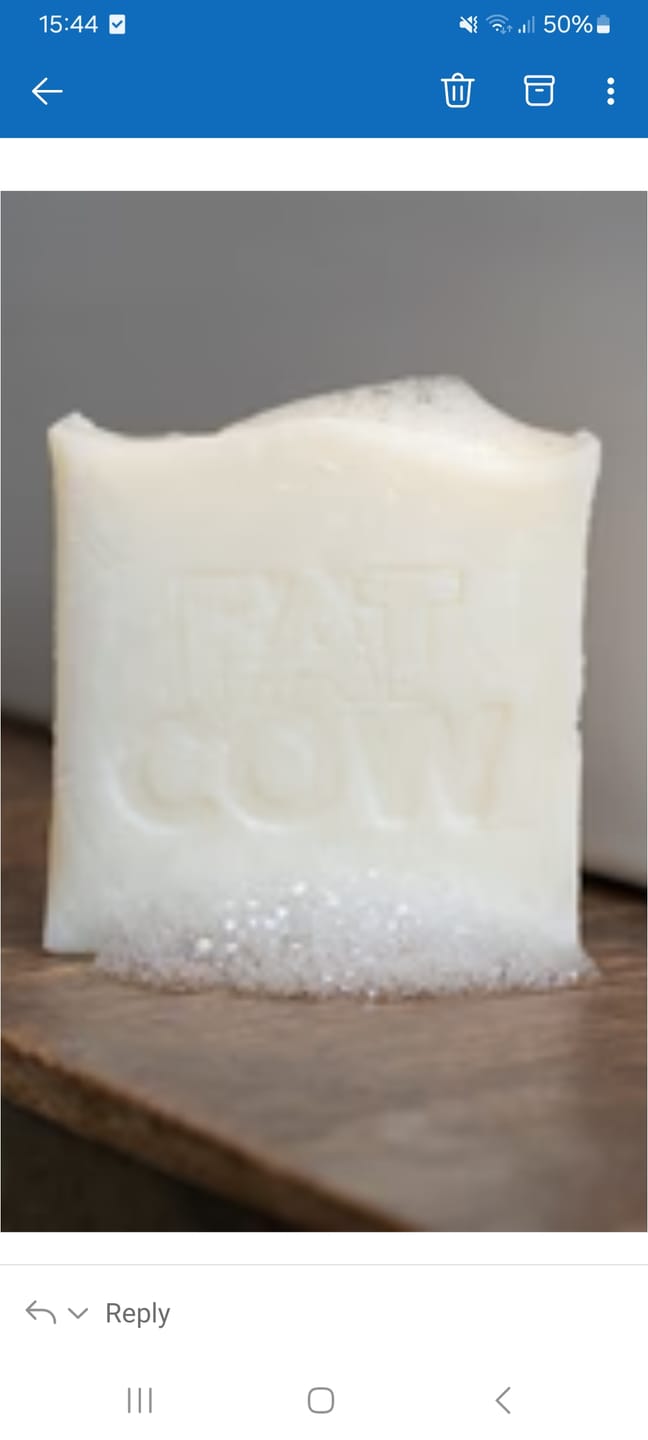 Customer photo review of Grass-Fed Tallow Soap | Moisturising Cleansing Bar