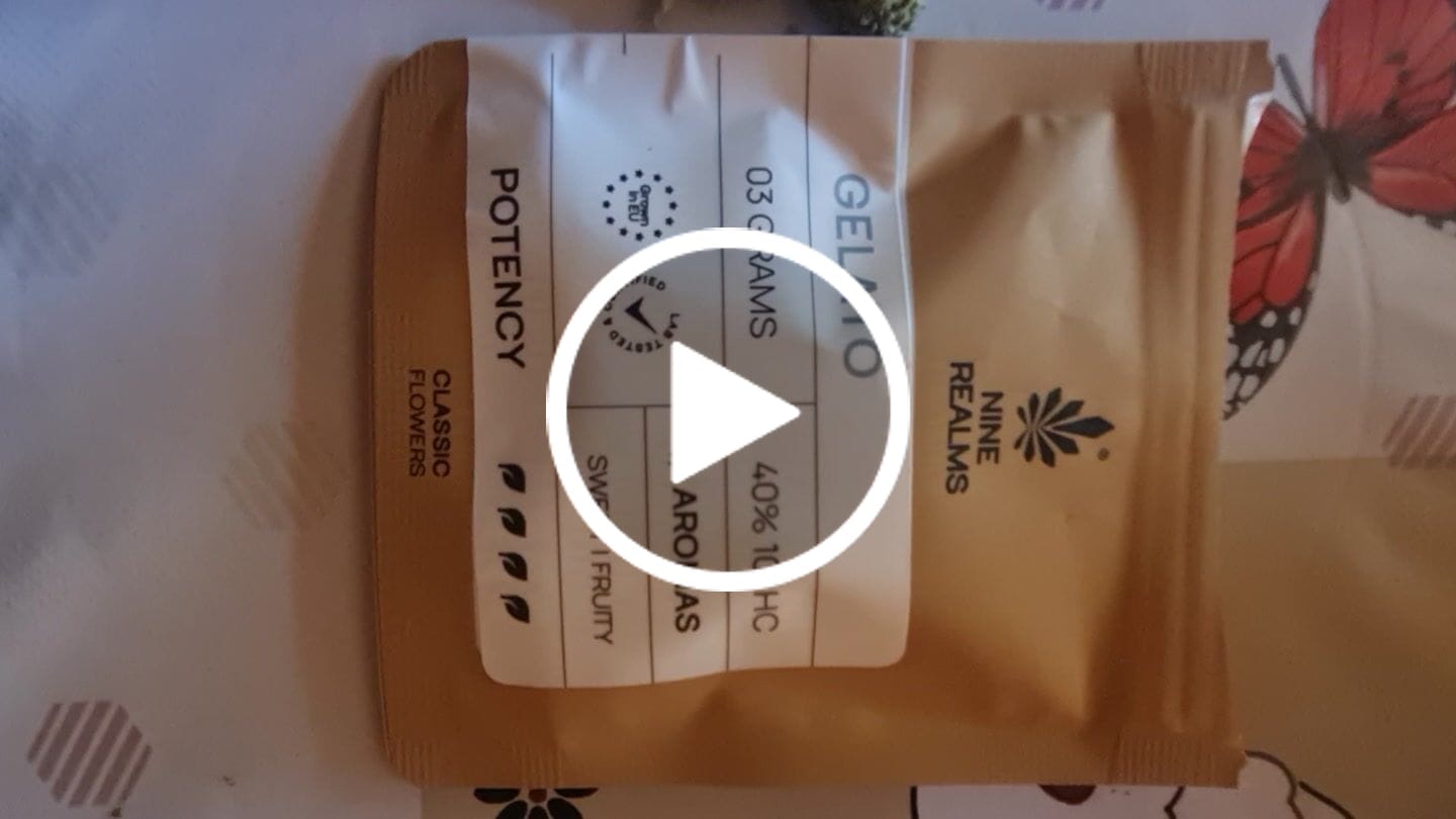 Customer video review of GELATO x 10-HC 40%